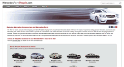 Desktop Screenshot of mercedespartspeople.com