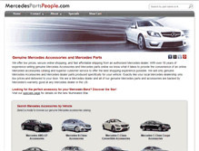 Tablet Screenshot of mercedespartspeople.com